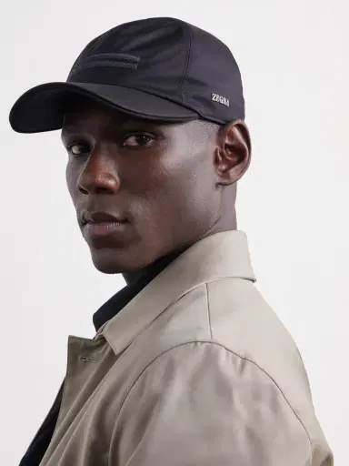 Zegna Motorin Logo-Embellished Shell Cap - Men | Thumbnail 2 Zegna Motorin Logo-Embellished Shell Cap - Men | Thumbnail 2