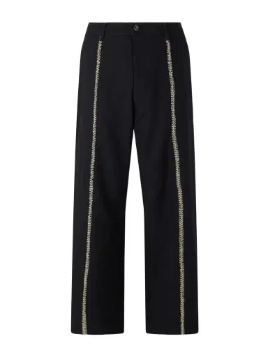 Kartik Research Sultan Straight-Leg Embroidered Wool Trousers - Men | Thumbnail 1 Kartik Research Sultan Straight-Leg Embroidered Wool Trousers - Men | Thumbnail 1