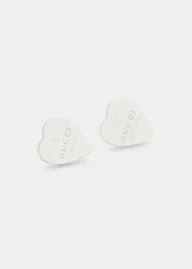 Gucci Engraved Heart Trademark Earrings | Thumbnail 3 Gucci Engraved Heart Trademark Earrings | Thumbnail 3