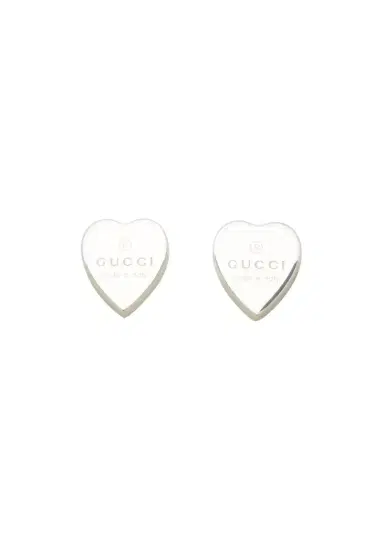 Gucci Engraved Heart Trademark Earrings | Thumbnail 1 Gucci Engraved Heart Trademark Earrings | Thumbnail 1
