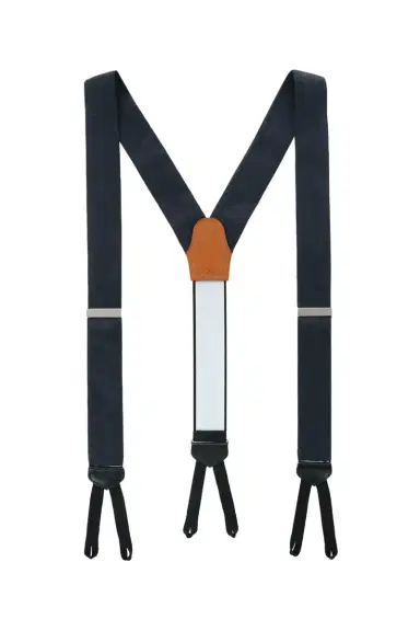 Trafalgar Men's Banbury Tonal-Paisley Silk Suspender Braces | Thumbnail 3 Trafalgar Men's Banbury Tonal-Paisley Silk Suspender Braces | Thumbnail 3