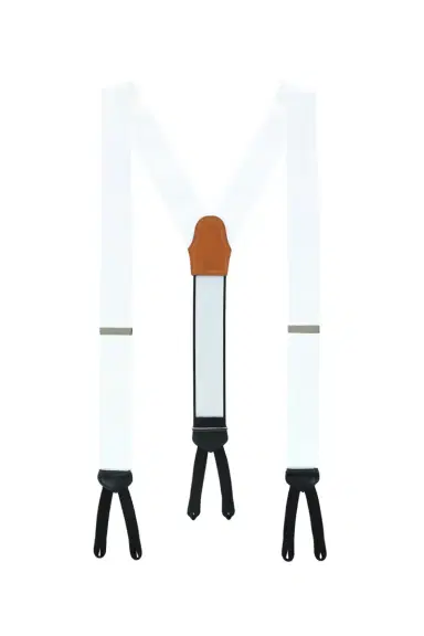 Trafalgar Men's Sutton Solid Silk Suspender Braces | Thumbnail 3 Trafalgar Men's Sutton Solid Silk Suspender Braces | Thumbnail 3