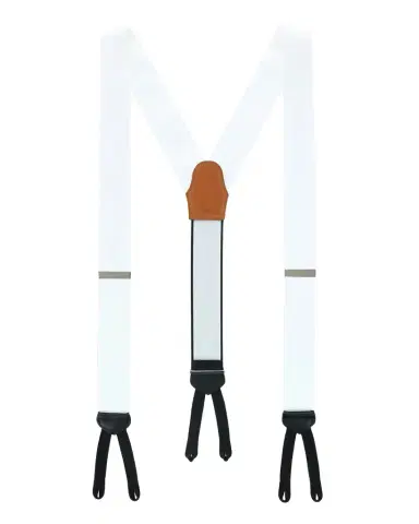 Trafalgar Men's Sutton Solid Silk Suspender Braces | Thumbnail 1 Trafalgar Men's Sutton Solid Silk Suspender Braces | Thumbnail 1