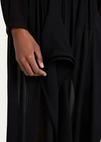 ALAIA Ruffle Slit Pull-On Pants | Thumbnail 5 ALAIA Ruffle Slit Pull-On Pants | Thumbnail 5