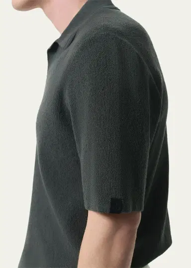 rag & bone Men's Zuma Toweling Polo Shirt | Thumbnail 5 rag & bone Men's Zuma Toweling Polo Shirt | Thumbnail 5