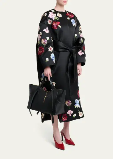 Givenchy Facet Medium Chain-Embellished Leather Top-Handle Bag | Thumbnail 5 Givenchy Facet Medium Chain-Embellished Leather Top-Handle Bag | Thumbnail 5
