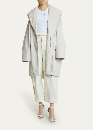 Givenchy Double Zip Shawl-Collar Oversized Jacket | Thumbnail 2 Givenchy Double Zip Shawl-Collar Oversized Jacket | Thumbnail 2