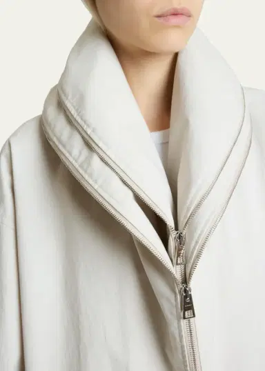Givenchy Double Zip Shawl-Collar Oversized Jacket | Thumbnail 5 Givenchy Double Zip Shawl-Collar Oversized Jacket | Thumbnail 5