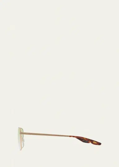 BARTON PERREIRA Men's Hampton Square Titanium Sunglasses | Thumbnail 3 BARTON PERREIRA Men's Hampton Square Titanium Sunglasses | Thumbnail 3