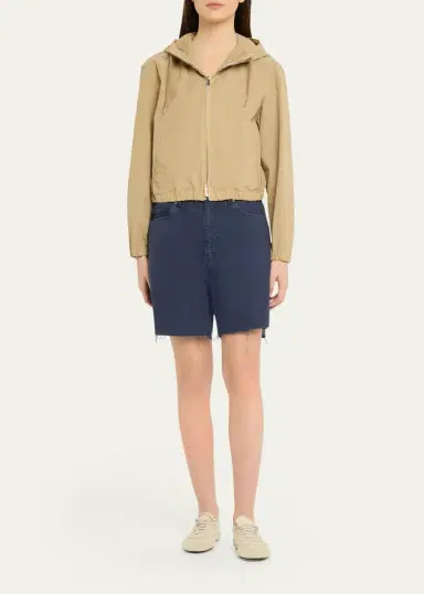 Nili Lotan Clyde Hooded Cotton Windbreaker | Thumbnail 2 Nili Lotan Clyde Hooded Cotton Windbreaker | Thumbnail 2