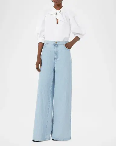 Max Mara Mid-Rise Wide-Leg Jeans | Thumbnail 2 Max Mara Mid-Rise Wide-Leg Jeans | Thumbnail 2