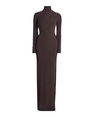 Courreges Turtleneck Twisted Jersey Long-Sleeve Gown | Thumbnail 1 Courreges Turtleneck Twisted Jersey Long-Sleeve Gown | Thumbnail 1