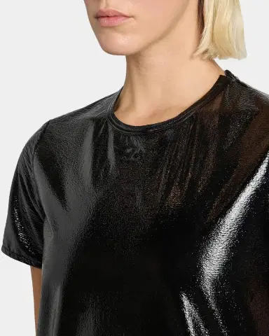 Courrèges Shiny Vinyl Short-Sleeve Mini Dress | Thumbnail 7 Courrèges Shiny Vinyl Short-Sleeve Mini Dress | Thumbnail 7