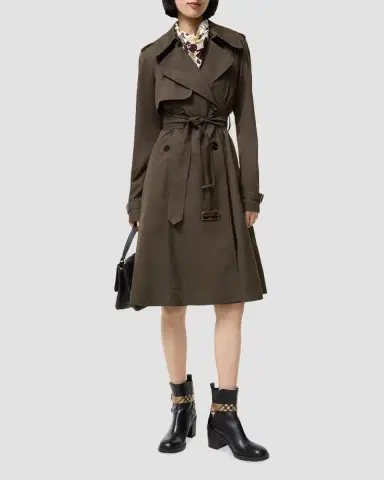 Burberry Pembury Belted A-Line Trench Coat | Thumbnail 4 Burberry Pembury Belted A-Line Trench Coat | Thumbnail 4
