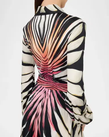 Roberto Cavalli Printed Belted Mini Shirtdress | Thumbnail 6 Roberto Cavalli Printed Belted Mini Shirtdress | Thumbnail 6