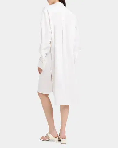 Bottega Veneta Tuxedo-Bib Cotton Poplin Shirtdress | Thumbnail 3 Bottega Veneta Tuxedo-Bib Cotton Poplin Shirtdress | Thumbnail 3