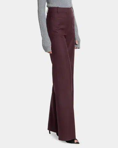Victoria Beckham Alina Front-Pocket Straight-Leg Trousers | Thumbnail 4 Victoria Beckham Alina Front-Pocket Straight-Leg Trousers | Thumbnail 4