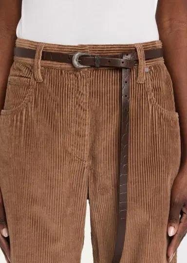 Brunello Cucinelli Long Croc-Embossed Leather Belt | Thumbnail 2 Brunello Cucinelli Long Croc-Embossed Leather Belt | Thumbnail 2