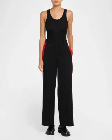 LOEWE Side-Stripe Relaxed-Leg Trousers | Thumbnail 2 LOEWE Side-Stripe Relaxed-Leg Trousers | Thumbnail 2