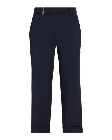 PESERICO Cropped Straight-Leg Stretch Wool Pants | Thumbnail 1 PESERICO Cropped Straight-Leg Stretch Wool Pants | Thumbnail 1