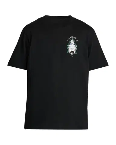 Casablanca Classic Logo Graphic Cotton Crewneck T-Shirt | Thumbnail 1 Casablanca Classic Logo Graphic Cotton Crewneck T-Shirt | Thumbnail 1