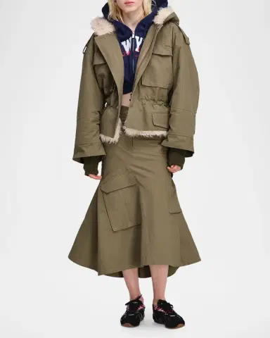 Marc Jacobs Crop Cargo Parka | Thumbnail 2 Marc Jacobs Crop Cargo Parka | Thumbnail 2