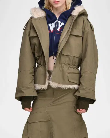 Marc Jacobs Crop Cargo Parka | Thumbnail 4 Marc Jacobs Crop Cargo Parka | Thumbnail 4