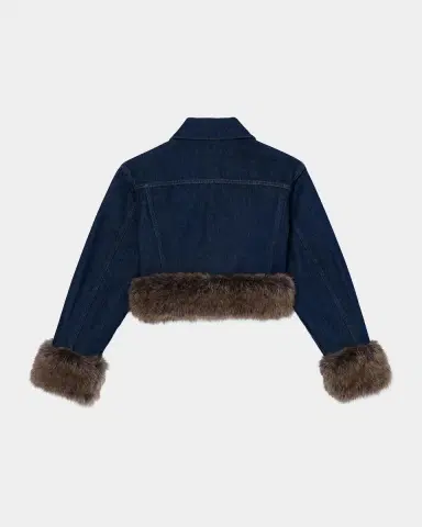 Marc Jacobs Faux-Fur-Trim Shrunken Trucker Jacket | Thumbnail 5 Marc Jacobs Faux-Fur-Trim Shrunken Trucker Jacket | Thumbnail 5