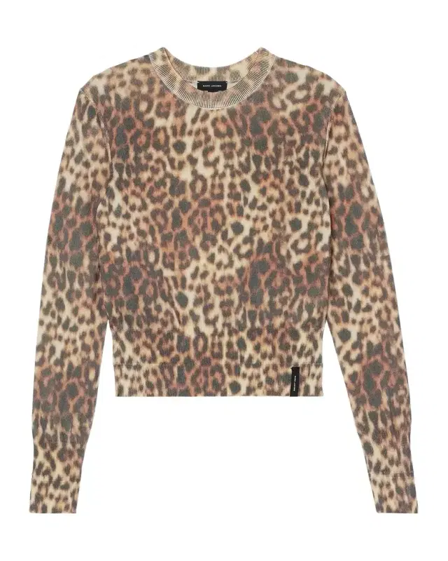 Leopard-Print Cotton Sweater Leopard-Print Cotton Sweater