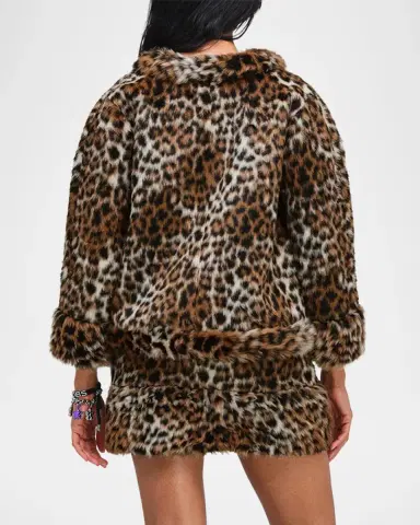 Marc Jacobs Faux Fur Leopard Print Jacket | Thumbnail 3 Marc Jacobs Faux Fur Leopard Print Jacket | Thumbnail 3