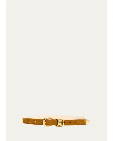 Déhanche Hollyhock Suede Belt | Thumbnail 1 Déhanche Hollyhock Suede Belt | Thumbnail 1