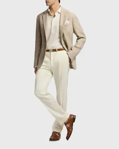 Ralph Lauren Purple Label Men's Hadley Hand-Tailored Herringbone Sport Jacket | Thumbnail 2 Ralph Lauren Purple Label Men's Hadley Hand-Tailored Herringbone Sport Jacket | Thumbnail 2