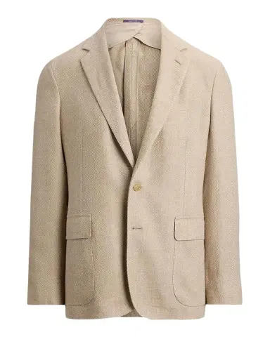 Ralph Lauren Purple Label Men's Hadley Hand-Tailored Herringbone Sport Jacket | Thumbnail 1 Ralph Lauren Purple Label Men's Hadley Hand-Tailored Herringbone Sport Jacket | Thumbnail 1