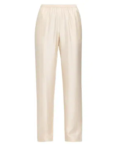 Loulou de Saison Alera Silk Straight-Leg Pull-On Pants | Thumbnail 1 Loulou de Saison Alera Silk Straight-Leg Pull-On Pants | Thumbnail 1