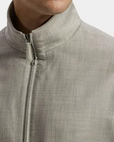 Ralph Lauren Purple Label Men's Felton Cashmere-Silk Flight Jacket | Thumbnail 5 Ralph Lauren Purple Label Men's Felton Cashmere-Silk Flight Jacket | Thumbnail 5