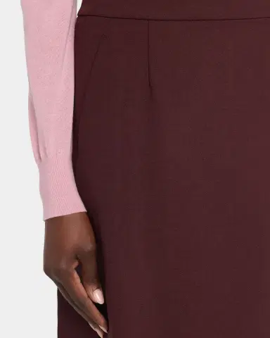Lafayette 148 New York A-Line Stretch Wool Midi Skirt | Thumbnail 5 Lafayette 148 New York A-Line Stretch Wool Midi Skirt | Thumbnail 5