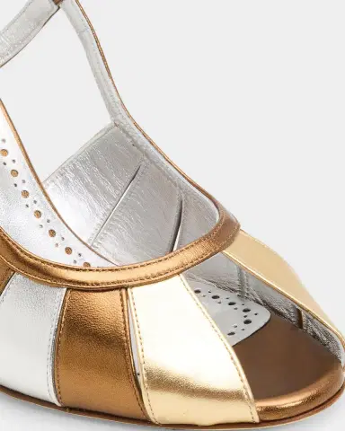 Manolo Blahnik 90mm Coludadhi Metallic Leather Sandals | Thumbnail 3 Manolo Blahnik 90mm Coludadhi Metallic Leather Sandals | Thumbnail 3