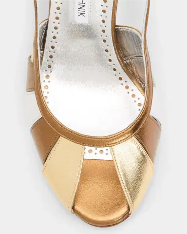 Manolo Blahnik 90mm Coludadhi Metallic Leather Sandals | Thumbnail 4 Manolo Blahnik 90mm Coludadhi Metallic Leather Sandals | Thumbnail 4