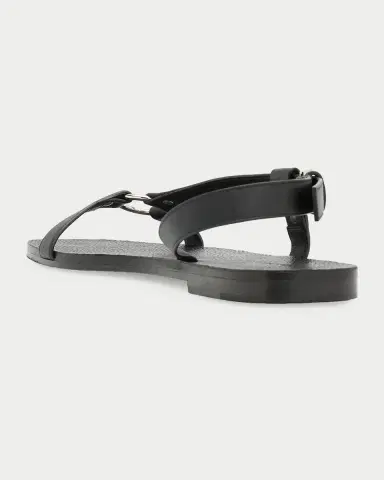 Tom Ford Men's Cole Smooth Leather Sandals | Thumbnail 4 Tom Ford Men's Cole Smooth Leather Sandals | Thumbnail 4