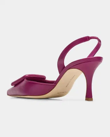 Manolo Blahnik Maysli 70MM Slingback Pumps | Thumbnail 4 Manolo Blahnik Maysli 70MM Slingback Pumps | Thumbnail 4