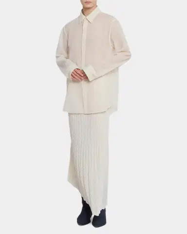 Akris Sheer Wool-Blend Shirt | Thumbnail 2 Akris Sheer Wool-Blend Shirt | Thumbnail 2