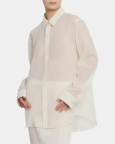 Akris Sheer Wool-Blend Shirt | Thumbnail 4 Akris Sheer Wool-Blend Shirt | Thumbnail 4