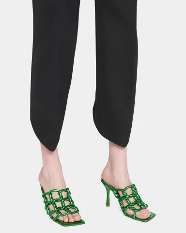 Bottega Veneta Reflection Metallic Weave Mule Sandals | Thumbnail 2 Bottega Veneta Reflection Metallic Weave Mule Sandals | Thumbnail 2