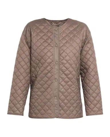 Eileen Fisher Quilted Snap-Front Coat | Thumbnail 1 Eileen Fisher Quilted Snap-Front Coat | Thumbnail 1