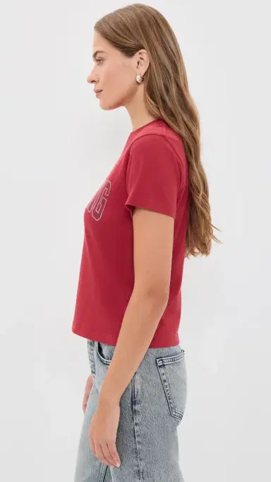 Anine Bing Shelley Tee Tango Red | Thumbnail 4 Anine Bing Shelley Tee Tango Red | Thumbnail 4
