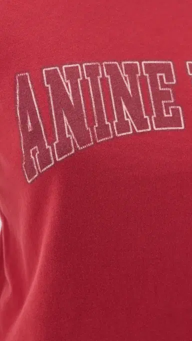 Anine Bing Shelley Tee Tango Red | Thumbnail 6 Anine Bing Shelley Tee Tango Red | Thumbnail 6