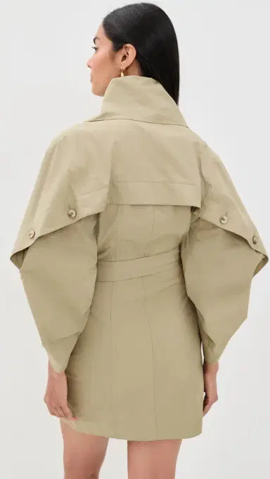 Zimmermann Valiant Utility Mini Dress Olive | Thumbnail 3 Zimmermann Valiant Utility Mini Dress Olive | Thumbnail 3