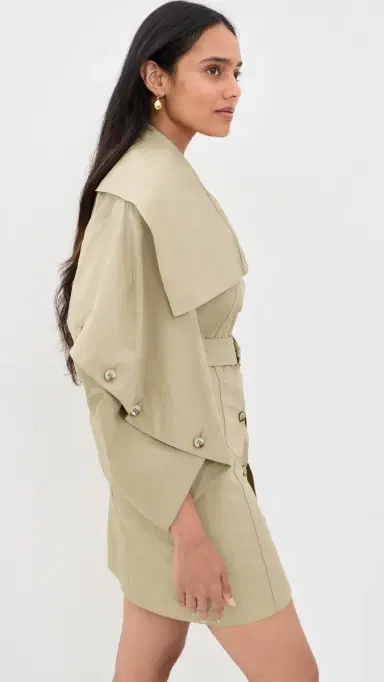 Zimmermann Valiant Utility Mini Dress Olive | Thumbnail 4 Zimmermann Valiant Utility Mini Dress Olive | Thumbnail 4