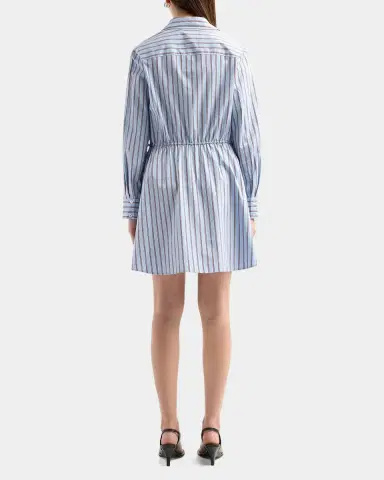 Toccin Kirby Long-Sleeve Striped Poplin Mini Shirtdress | Thumbnail 3 Toccin Kirby Long-Sleeve Striped Poplin Mini Shirtdress | Thumbnail 3