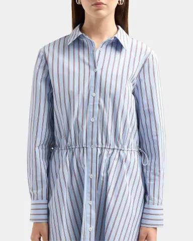 Toccin Kirby Long-Sleeve Striped Poplin Mini Shirtdress | Thumbnail 5 Toccin Kirby Long-Sleeve Striped Poplin Mini Shirtdress | Thumbnail 5